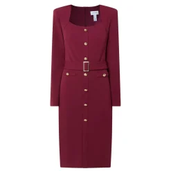 Outlet Structured Belted Shirt Dress Women Dresses|Mother Of The Bride