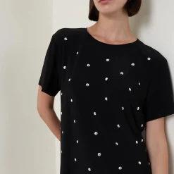 Hot Stud T-Shirt Women Tops