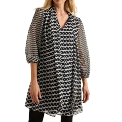 Discount Suki Printed Pussybow Mini Dress Women Dresses