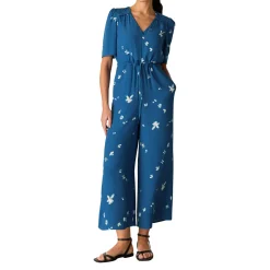 Best Sun Bleached Floral Jumpsuit Women Jumpsuits