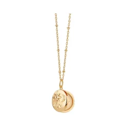 Online Sun Moon & Stars Locket Necklace Women Necklaces
