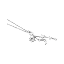 New Sun Moon and Stars Charm Necklace Women Necklaces