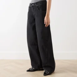 Super Baggy Barrel Leg Jeans Women Denim