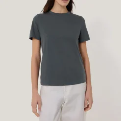 Outlet Supima Solid T-Shirt Women Tops