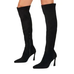 Clearance Sweetie Faux-Suede Knee-High Boots Women Boots