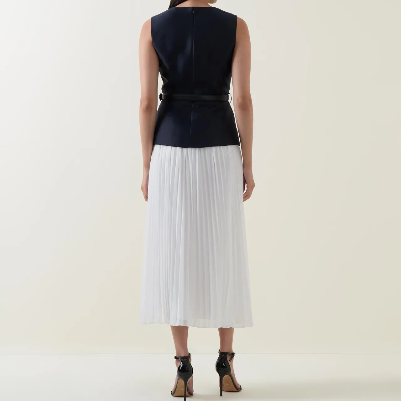 Sale Taffeta Pleated Flared Dress Women Dresses|Mother Of The Bride