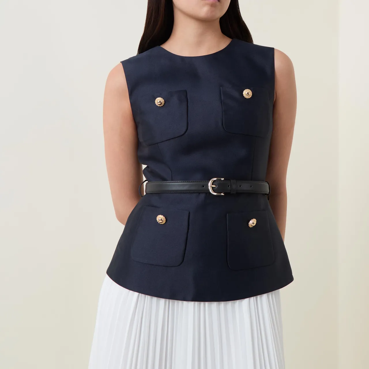 Sale Taffeta Pleated Flared Dress Women Dresses|Mother Of The Bride