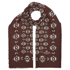 New Tambuto Embroidered Fringed Scarf Women Scarves