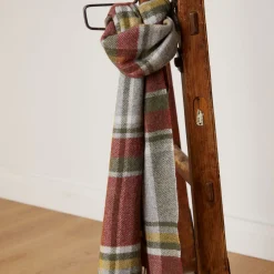Tartan Lambswool Scarf Women Scarves