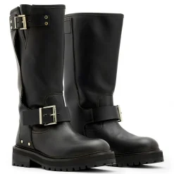 Outlet Tay Leather Biker Boots Women Boots