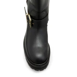 Outlet Tay Leather Biker Boots Women Boots