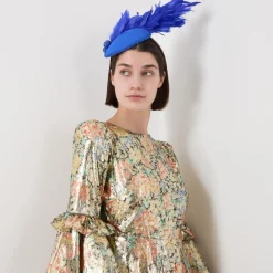 Tear Drop Feather Fascinator Women Hats