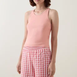 Teasel Ribbed Tank Top Women Sleepwear