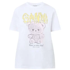 Clearance Teddy Logo Relaxed T-Shirt Women Tops