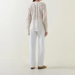 Sale Teia Blouson-Sleeve Blouse Women Tops