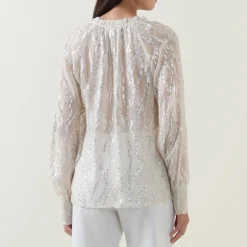 Sale Teia Blouson-Sleeve Blouse Women Tops