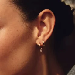 New Tennis Charm Mini Hoop Earrings Women Earrings|Occasion Dressing
