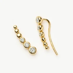 New Tennis Climber Stud Earrings Women Earrings