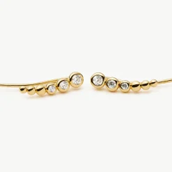 New Tennis Climber Stud Earrings Women Earrings
