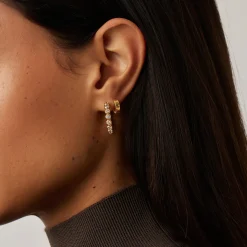 Outlet Tennis Medium Hoop Earrings Women Earrings