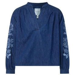 Clearance Terka Embroidered Blouse Women Tops