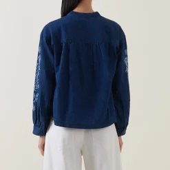 Clearance Terka Embroidered Blouse Women Tops