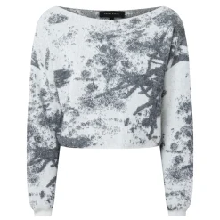 Hot Textured Cropped Sweater Women Sweaters & Cardigans