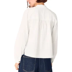 Sale Textured Frill Blouse Women Tops
