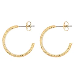 Online Textured Hoop Earrings Women Earrings