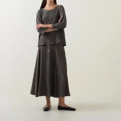 Discount Textured Pattern Blouse Women Tops