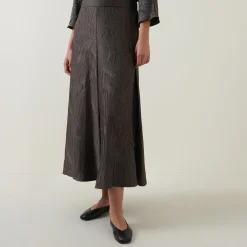 Textured Pattern Skirt Women Skirts