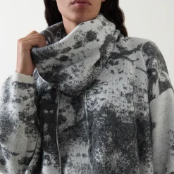 Hot Textured Scarf Sweater Women Sweaters & Cardigans