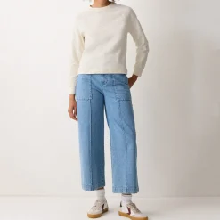 Online Textured Slub Sweatshirt Women Sweatshirts & Hoodies|Swimwear & Beachwear