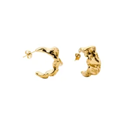 Textured Statement Hoops Women Earrings