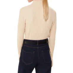 Clearance Textured Turtleneck Sweater Women Sweaters & Cardigans