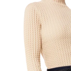 Clearance Textured Turtleneck Sweater Women Sweaters & Cardigans