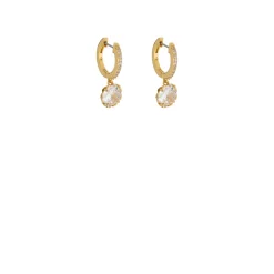 Best That Sparkle Mini Pavé Huggies Women Earrings