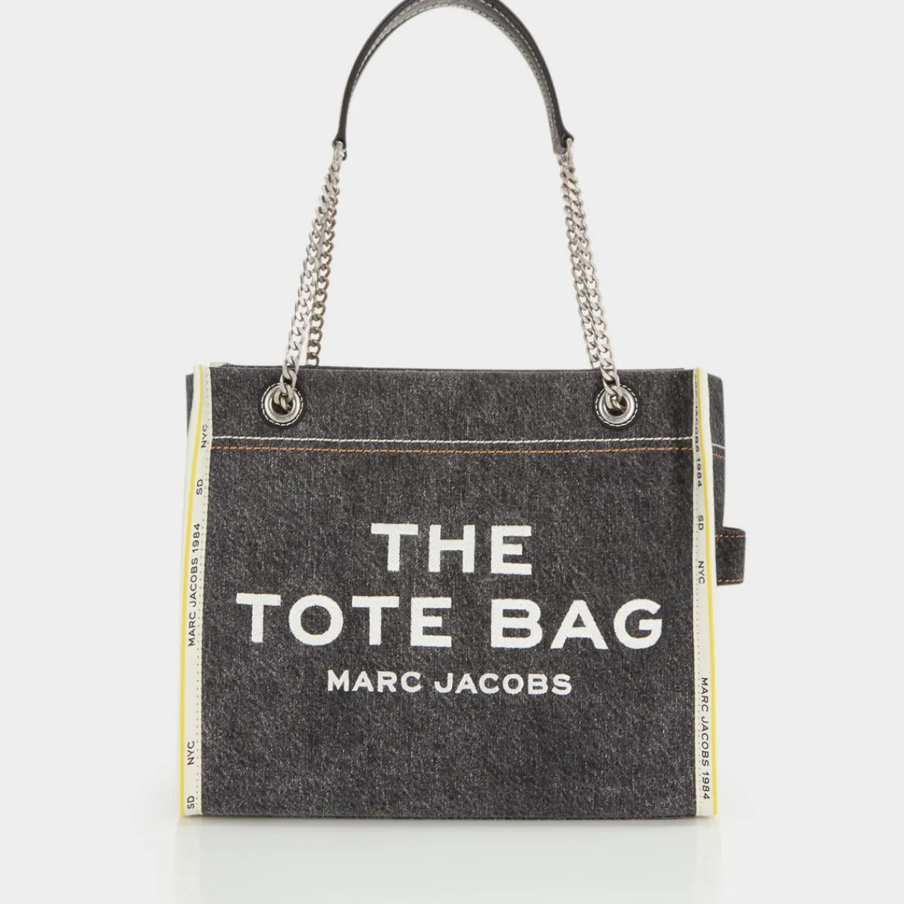 Discount The Denim Chain Medium Tote Bag Women Tote Bags