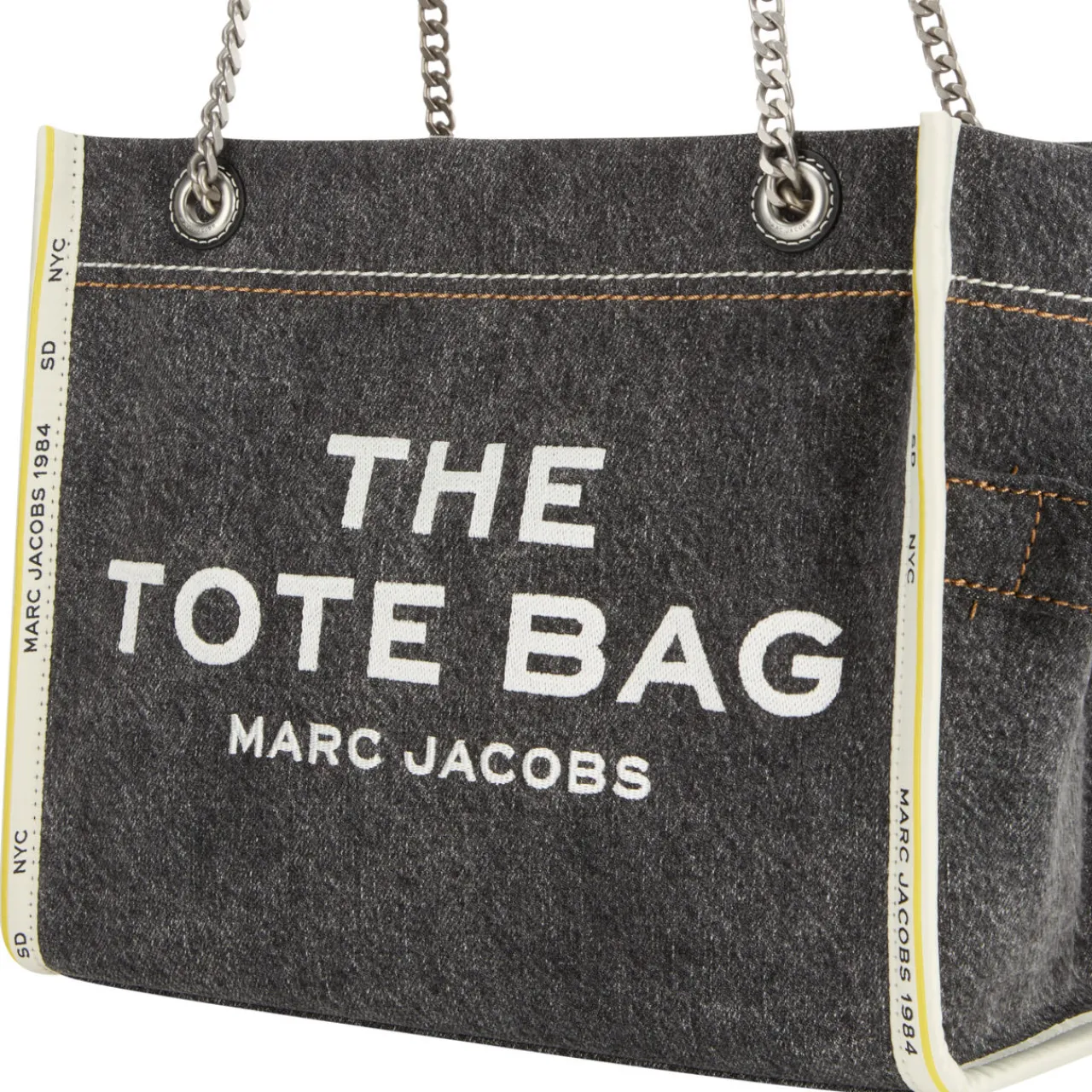 Discount The Denim Chain Medium Tote Bag Women Tote Bags