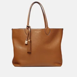 Discount The Hudson Pebbled Leather Tote Women Top Handle Bags|Tote Bags