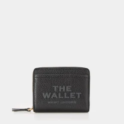 The Leather Mini Compact Wallet Women Wallets
