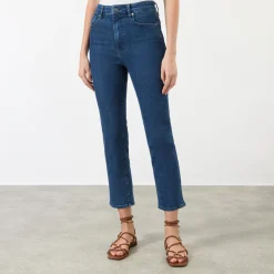 Sale The Pencil Straight Cropped Jeans Women Denim