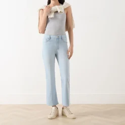 Outlet The Reboot Bootcut Cropped Jeans Women Denim