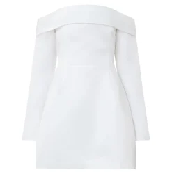 New The Ultimate Muse Satin Bardot Mini Dress Women Dresses