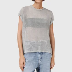 Sale Thea Sheer Sparkle Top Women Tops