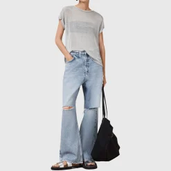 Sale Thea Sheer Sparkle Top Women Tops