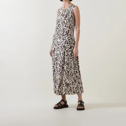 Hot Thelma Leopard Flared Dress Women Dresses