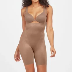 Thinstincts® 2.0 Open-Bust Mid-Thigh Bodysuit Women Shapewear