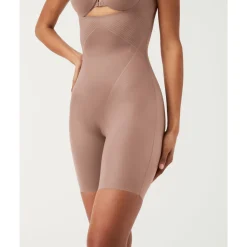 Thinstincts® 2.0 Open-Bust Mid-Thigh Bodysuit Women Shapewear