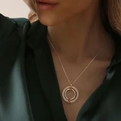 Outlet Ti Amo Circular Pendant Necklace Women Necklaces